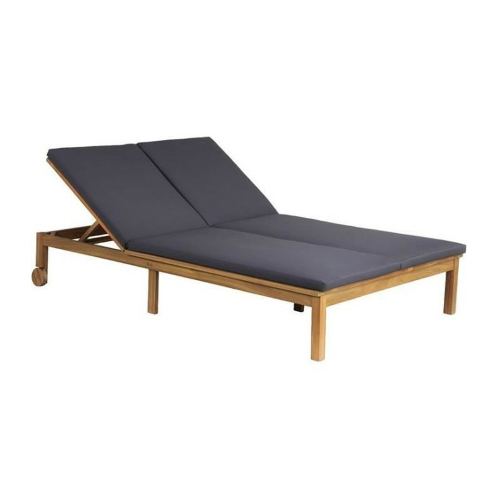 Bain de soleil en bois bergame