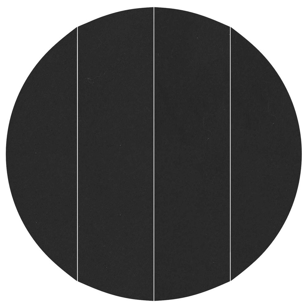 Tapis de piscine noir ø 500 cm tissu non tissé