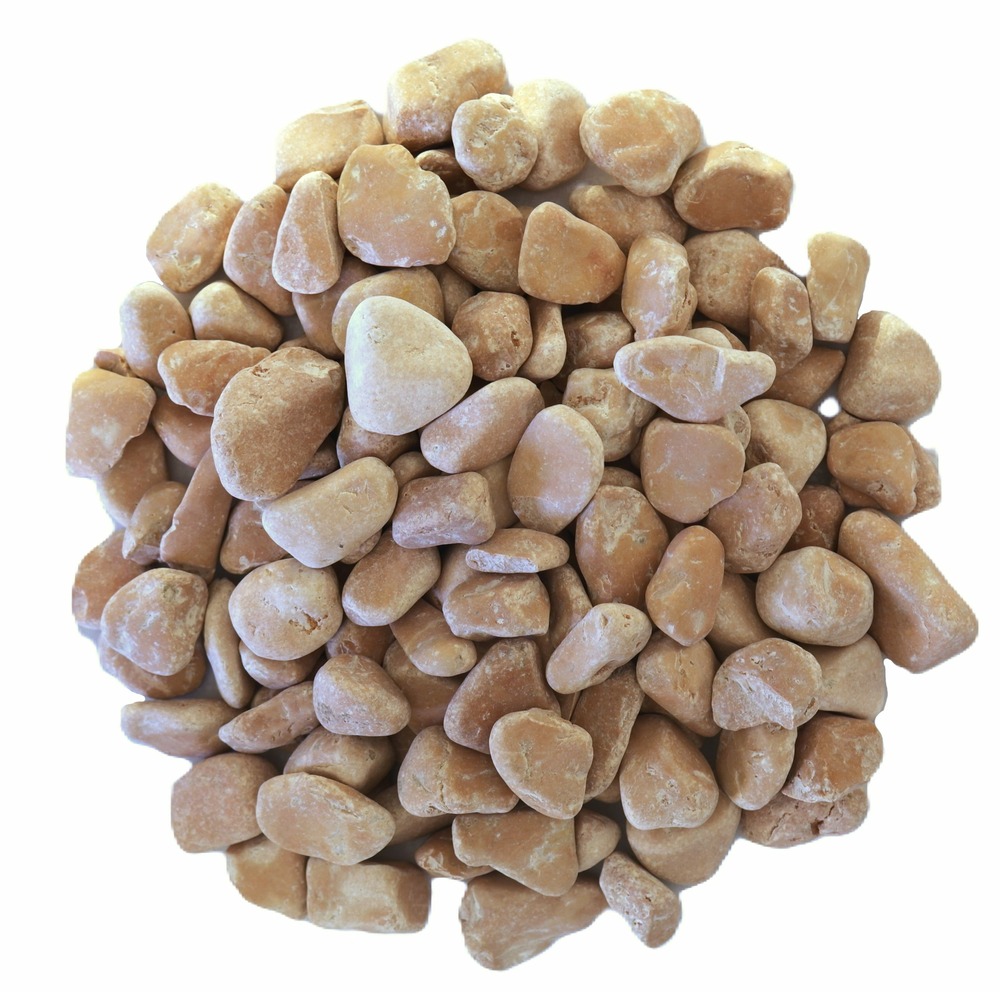 Lot de 4 sacs de 25 KG de galet roulé rose de verone 15/25