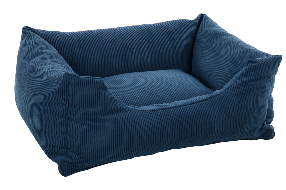 Coussin panier côtelé rectangle