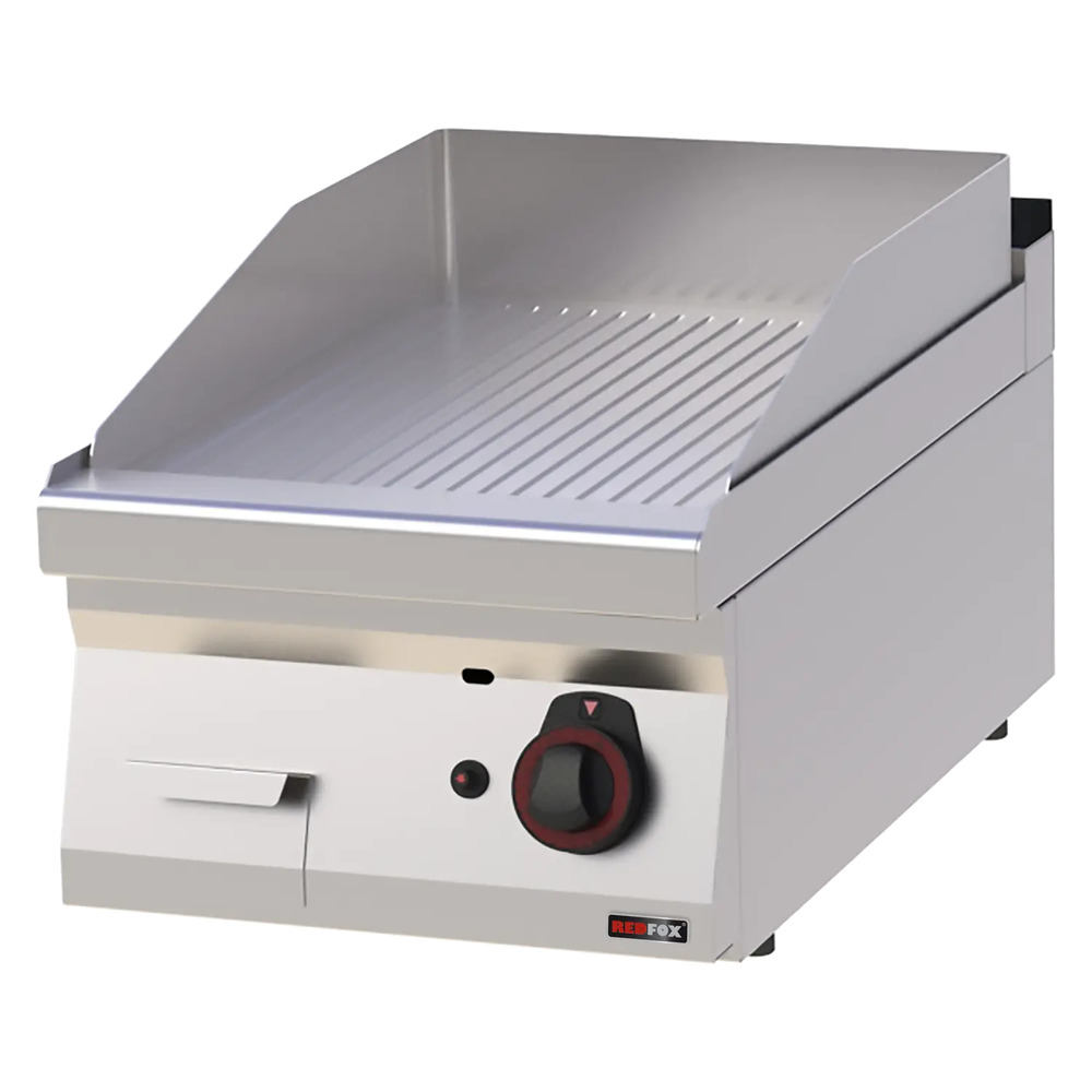 Plaque de cuisson 40x51 à gaz nervurée sans soubassement ftr 70/04 g - redfox