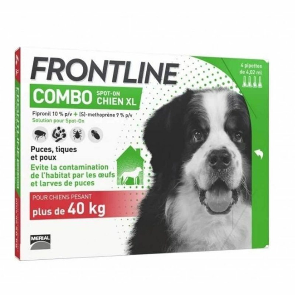 Frontline combo chien xl (40-60 kg) - boehringer 6 pipettes