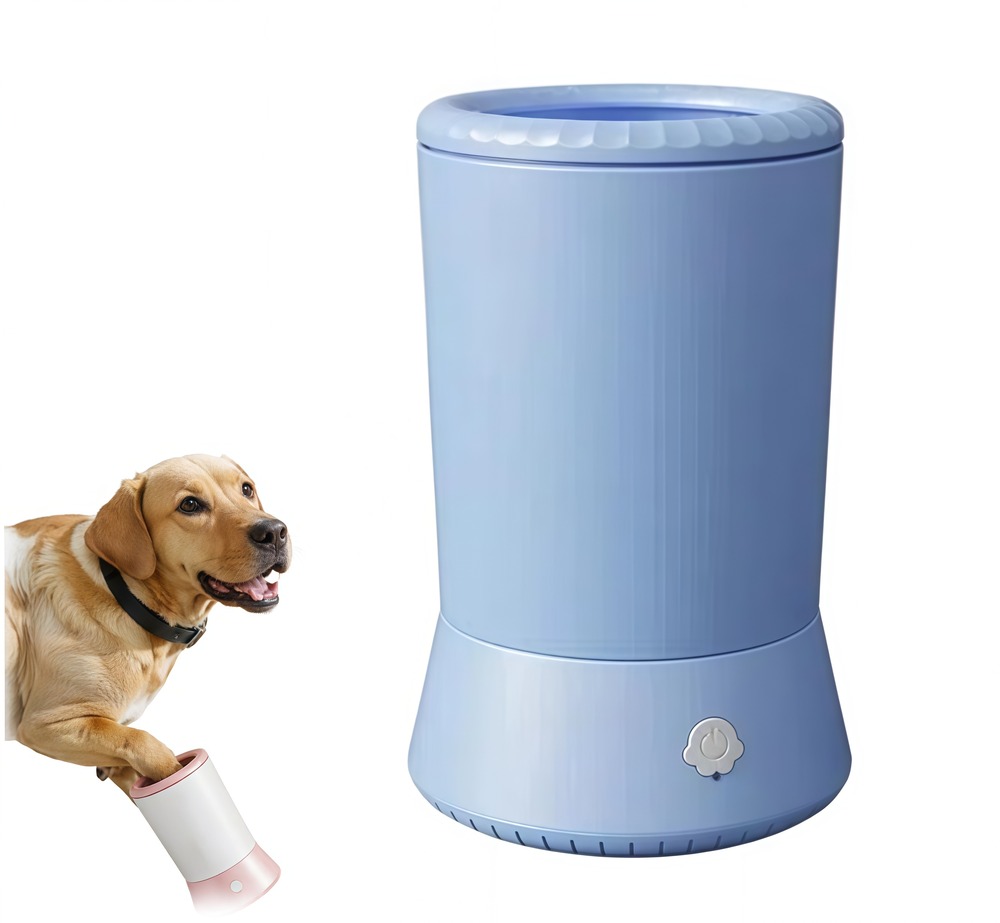 Lave - pieds électrique pour chiens et chats : gobelet d'outils de nettoyage et de toilettage pour animaux de compagnie