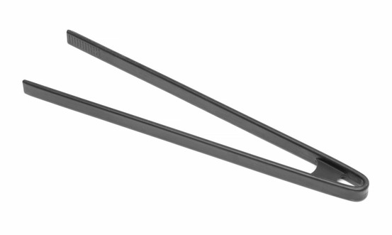 Pince en silicone noir pour cuisiner - hendi