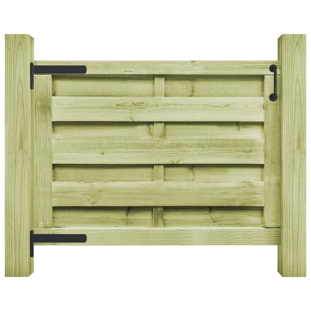 Portillon bois de pin imprégné 100x75 cm vert