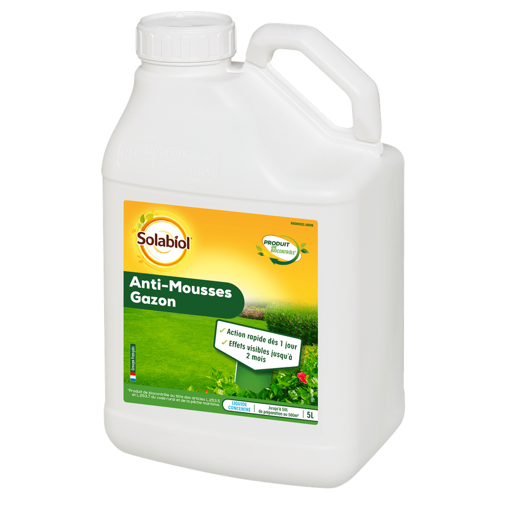 BSI Moss Off 2.5L - Anti-Mousse Gazon Concentré Action Rapide 105m²