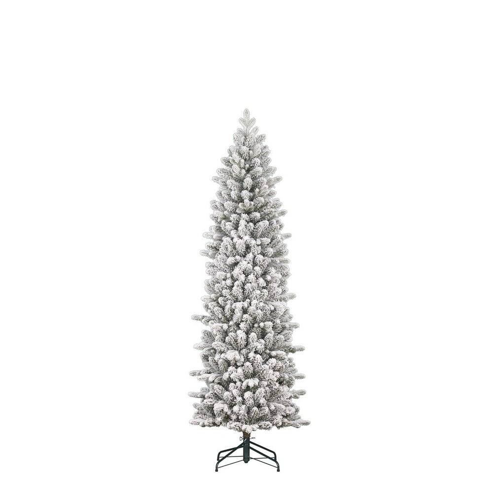 Black box trees harma sapin de noël artificiel avec aiguilles enneigées - décoration noël idéale pour petits espaces - deco noël