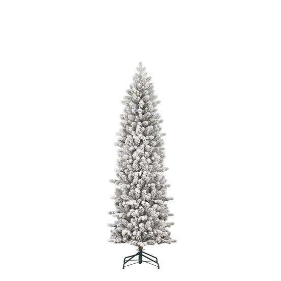 Black box trees harma sapin de noël artificiel avec aiguilles enneigées - décoration noël idéale pour petits espaces - deco noël