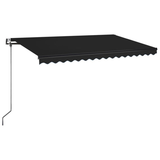 Auvent rétractable automatique 450x350 cm anthracite