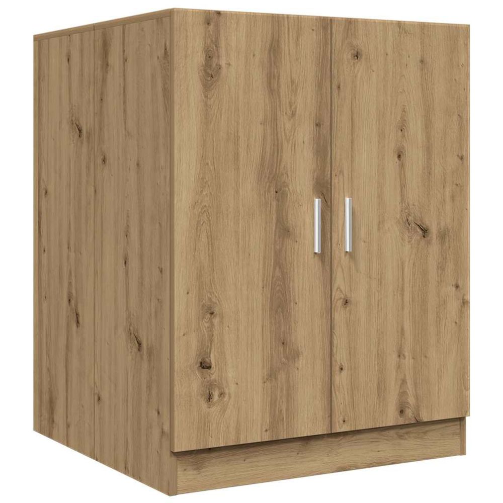 Meuble pour machine à laver chêne artisanal 70,5x71,5x91,5 cm