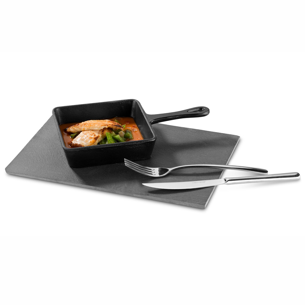 Mini poêle carrée en fonte 13,6 x 13,6 cm - pujadas