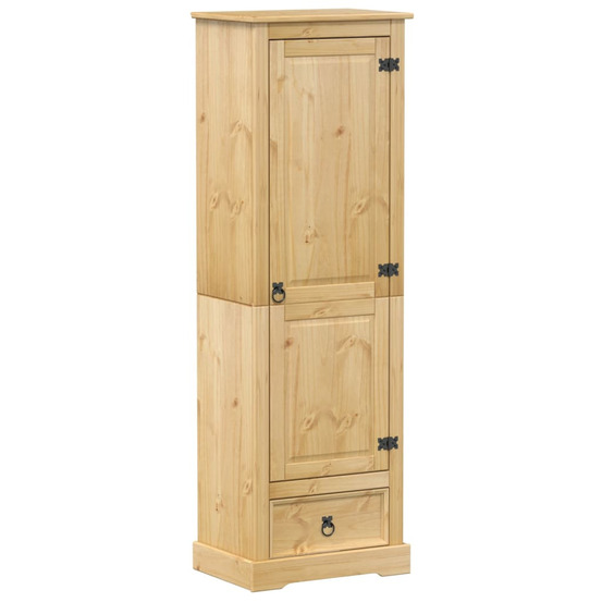 Garde-robe corona 55x38x170 cm bois de pin massif
