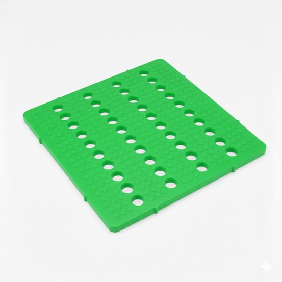 Gripsquare 50 - plaque pehd antidérapante - plast'up rotomoulage