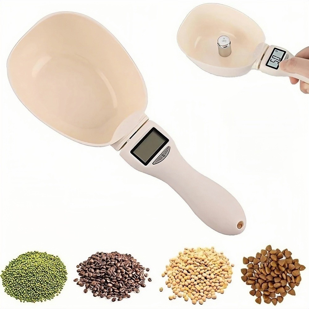 Nourriture et cuillères - numérique, portable, pour alimentation animale