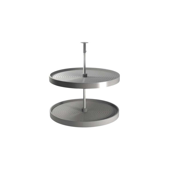Jeu de plateaux circulaires pour meuble de cuisine shelvo gris