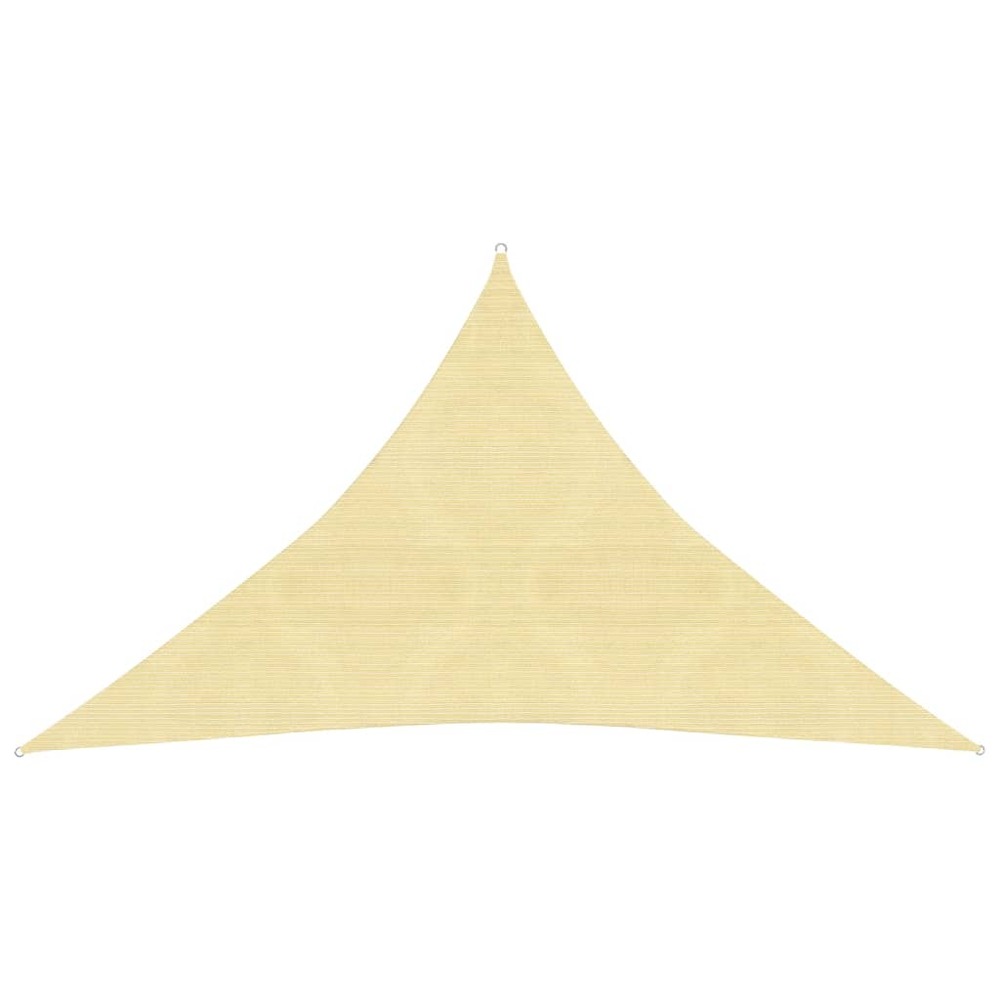 Voile toile d'ombrage parasol 160 g/m² 4 x 4 x 5,8 m pehd beige