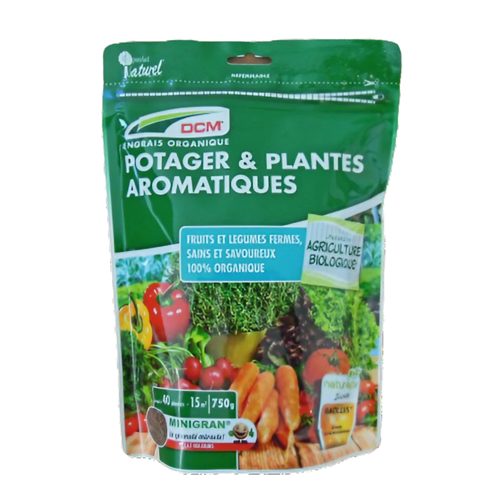 Dcm - engrais aromatiques - sachet de 750g - agriculture biologique
