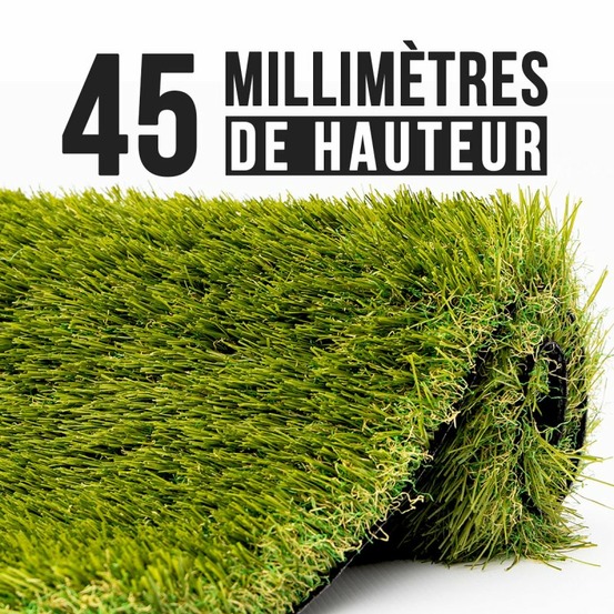 Gazon synthetique 45mm - 2mx15m soit 30m2 - mgs