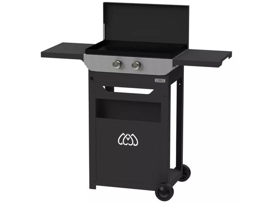 Plancha gaz original 260 duo sur chariot