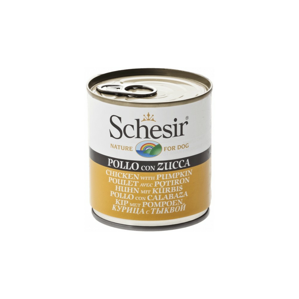 Patée en gelée poulet/potiron chien (boite 285g) - schesir 285 g