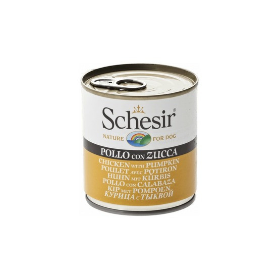 Patée en gelée poulet/potiron chien (boite 285g) - schesir 285 g