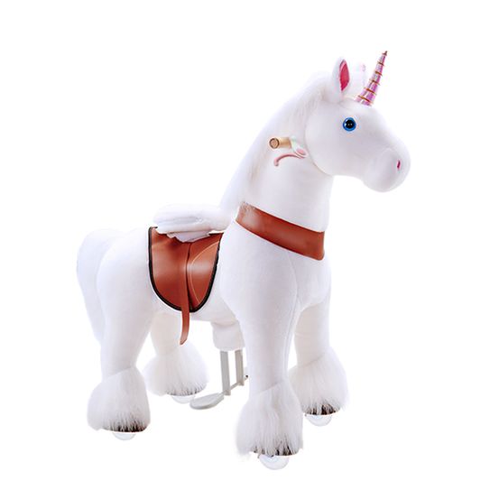 Licorne blanche à monter grand modèle pour 4 à 9 ans