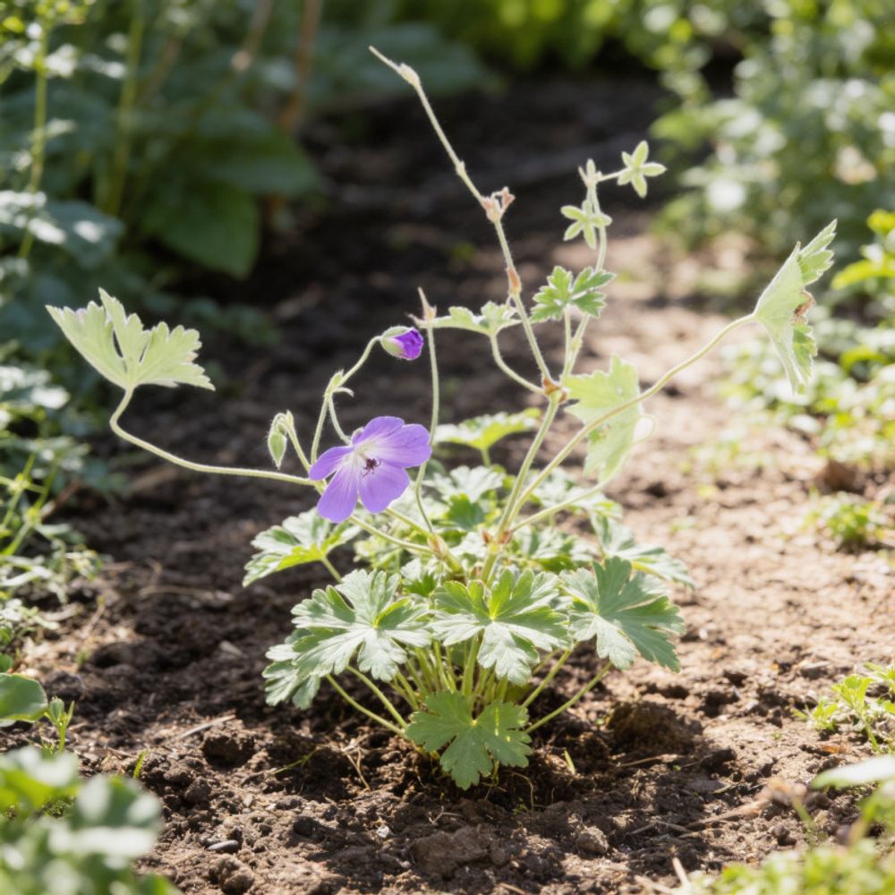 Géranium vivace hybride azure rush 20cm godet 9cm - geranium