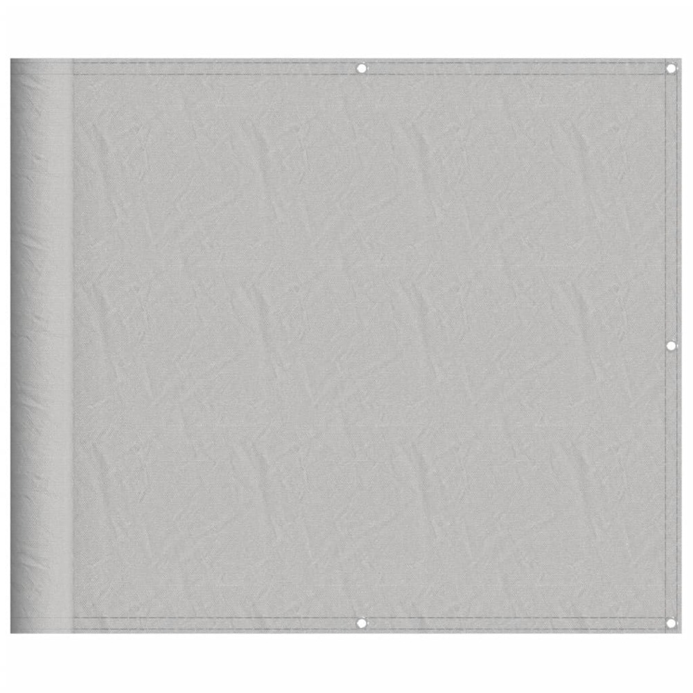 Écran de balcon gris clair 90x500 cm 100% polyester oxford