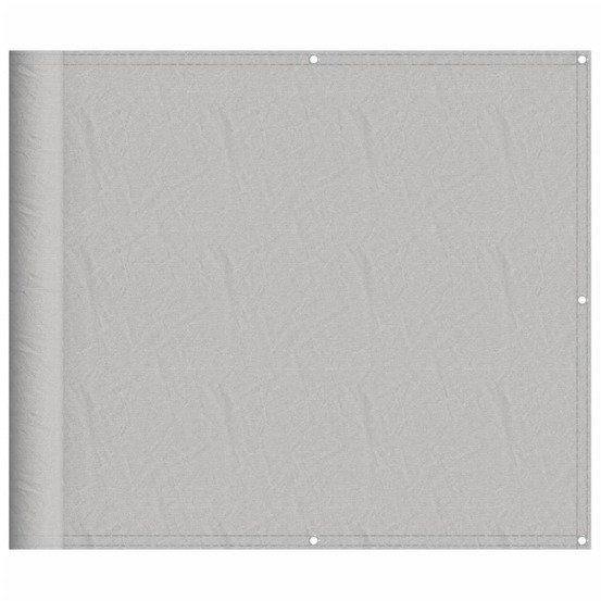 Écran de balcon gris clair 90x500 cm 100% polyester oxford