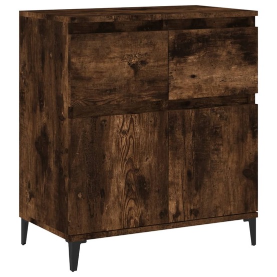 Buffet bahut commode armoire meuble de rangement organisateur cuisine salle de séjour salon 60 x 35 x 70 cm bois d'ingénierie