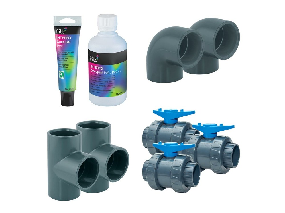 Kit by-pass ø 50 mm pour pompe à chaleur