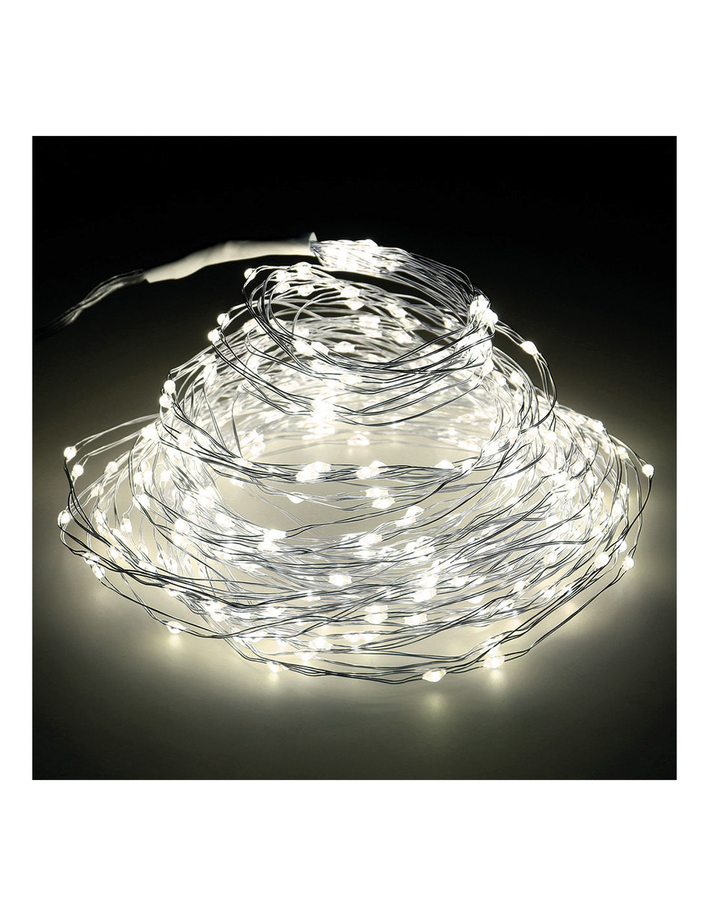 Guirlande micro led pour extérieur. Blanc lumière chaude, pour arbres de 180cm 6,8m (longueur)