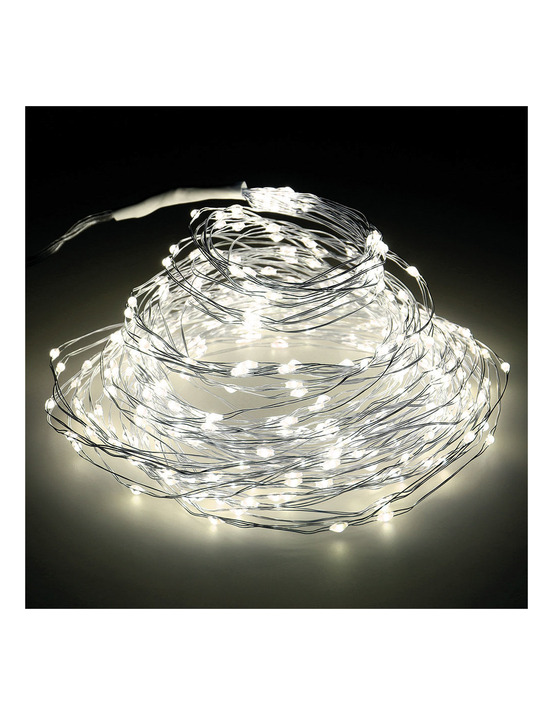 Guirlande micro led pour extérieur. Blanc lumière chaude, pour arbres de 180cm 6,8m (longueur)