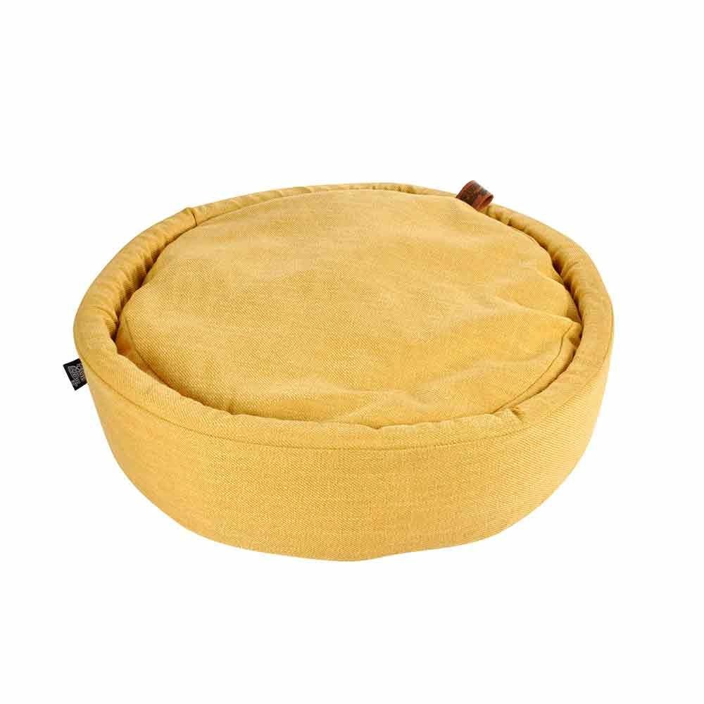 Love story - panier cosy golden - couchage rond pour chien d. 60 x h. 15 cm