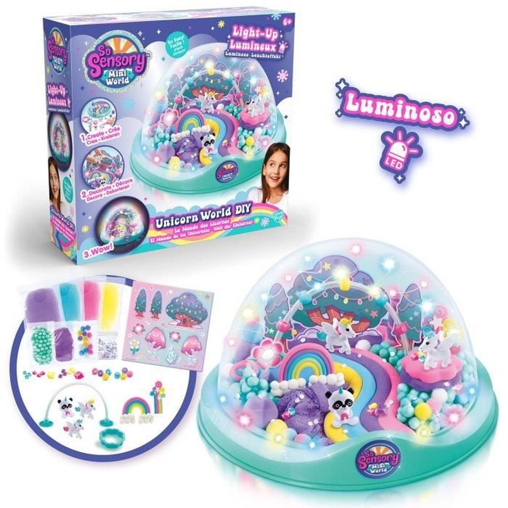 So sensory mini world - le monde des licornes diy