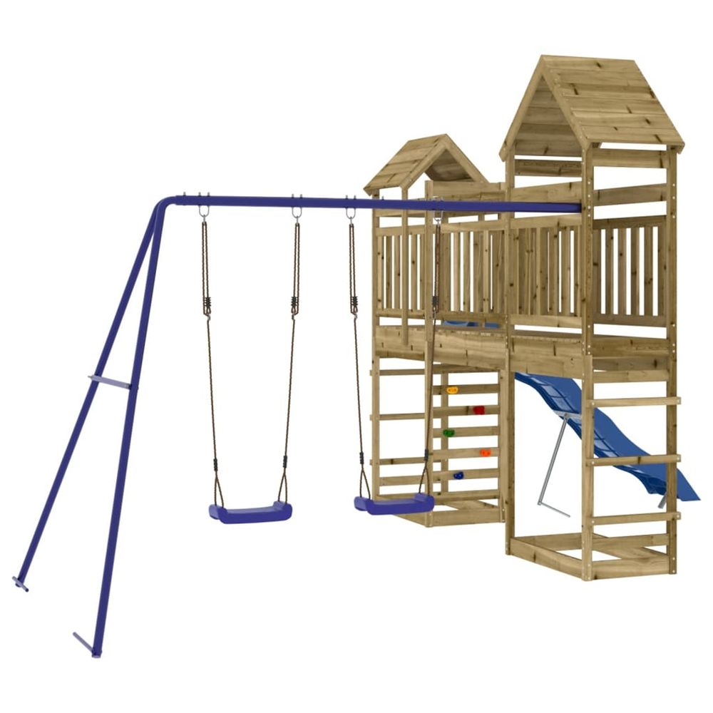 Aire de jeux d'extérieur bois de pin imprégné