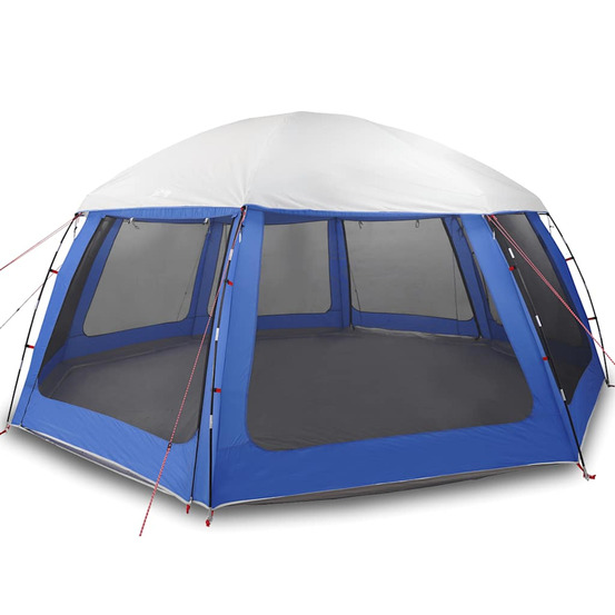 Tente de piscine moustiquaire amovible parois maille bleu azur