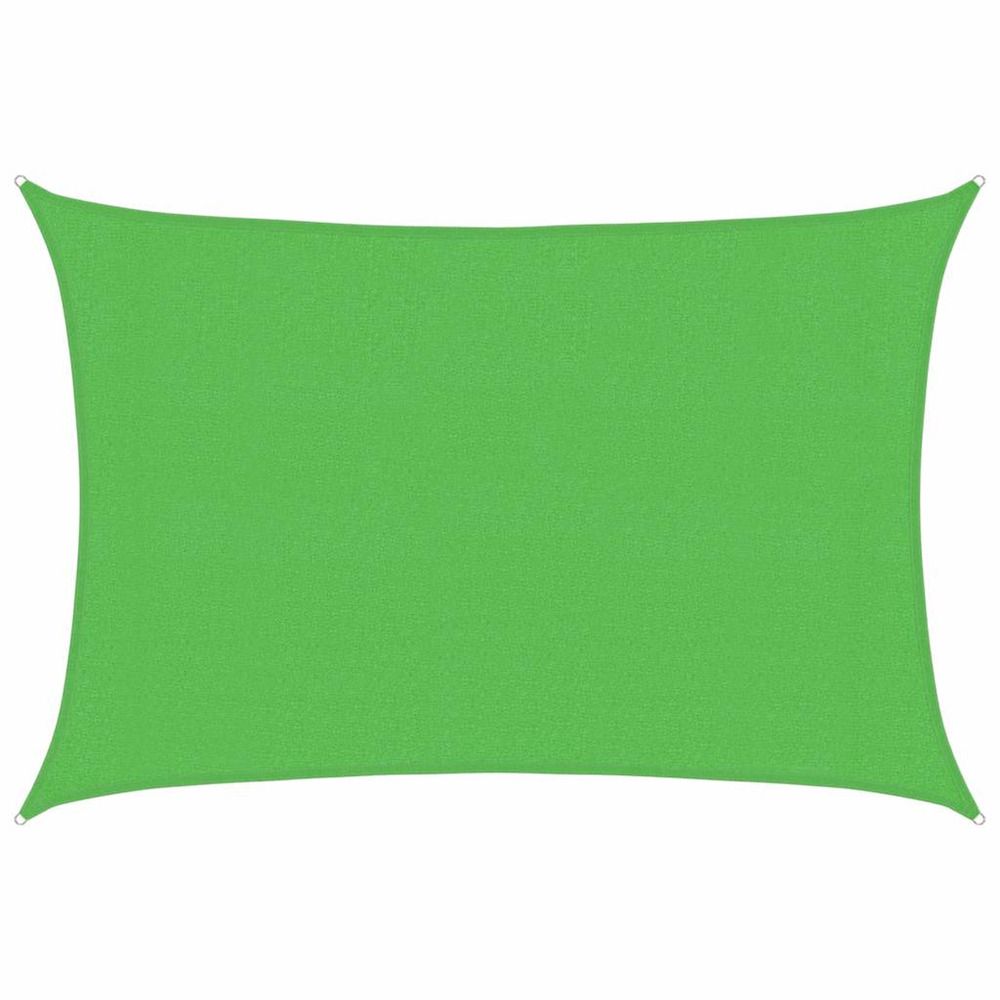 Voile d'ombrage 160 g/m² vert clair 3x4,5 m pehd