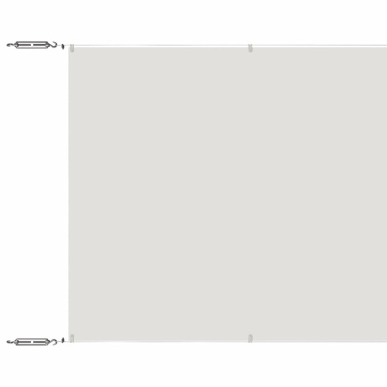 Auvent vertical blanc 180x1200 cm tissu oxford