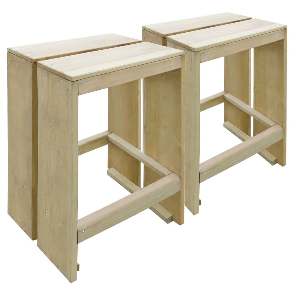 TABOURETS DE BAR DE JARDIN 2 P-(868370)