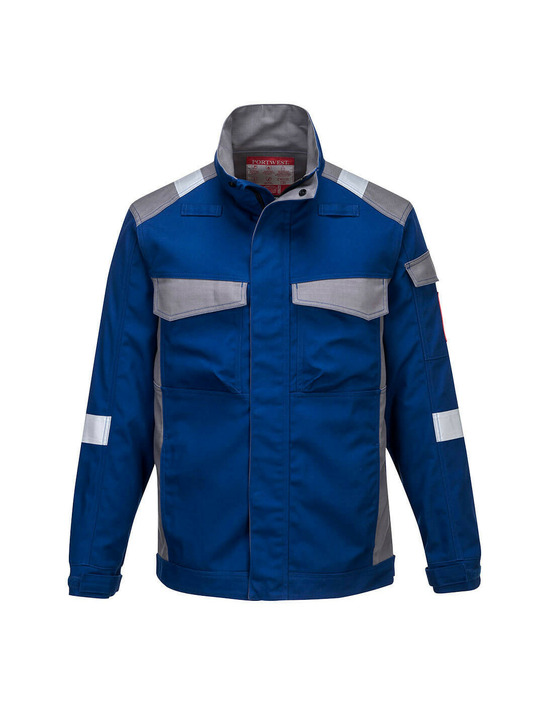Veste bizflame ultra bicolore couleur : bleu royal taille xxl - portwest