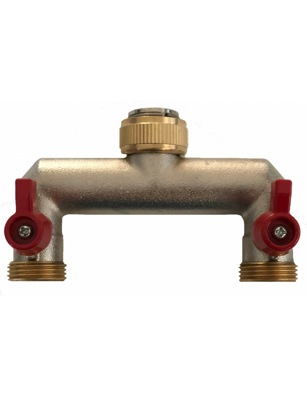 Selecteur d'arrosage laiton 2 voies - 20x27 - rain irrigation