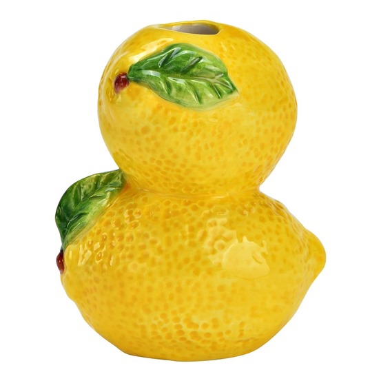 Petit vase citron en céramique