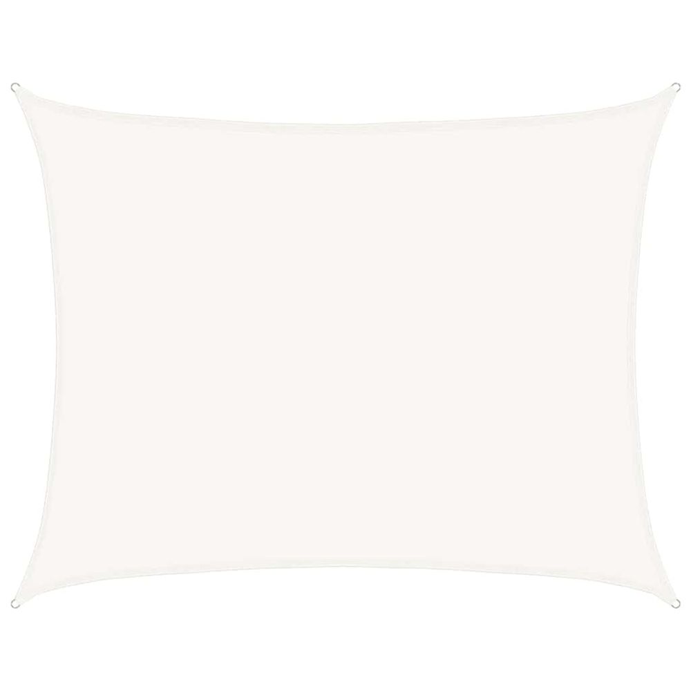 Voile d'ombrage 160 g/m² blanc 6x8 m pehd