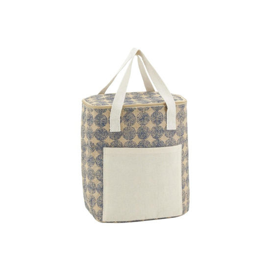 Sac lunch isotherme en jute point 25x15x19
