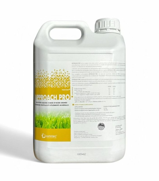Biostimulant approach pro 5 l pour résistance thermique et amélioration du sol - kimitec neg01006