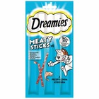 Collation pour chat dreamies meaty sticks 30 g saumon