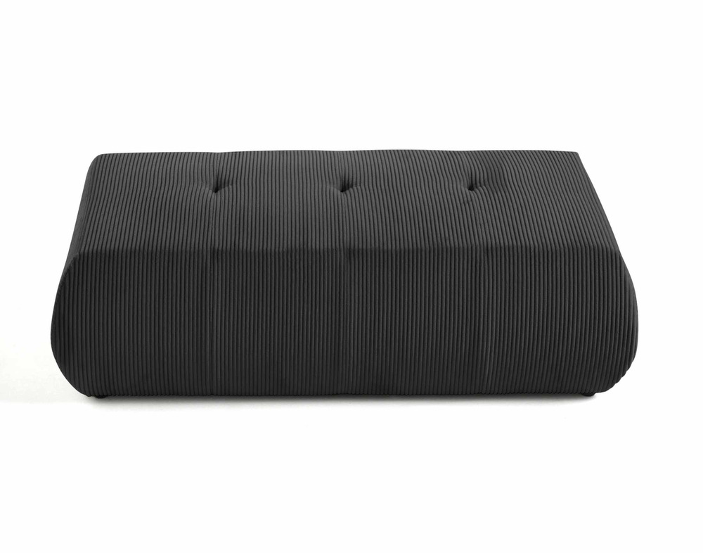 Onyx - pouf d'appoint - en velours côtelé