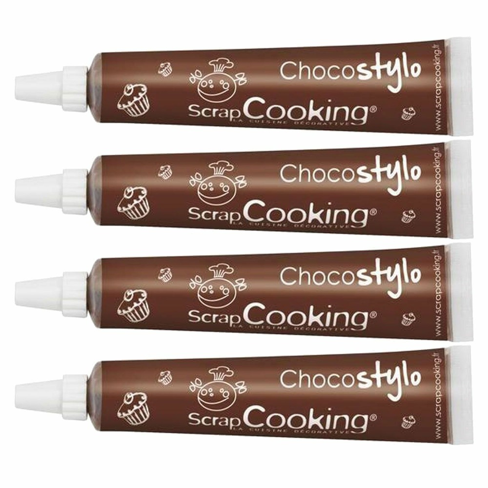 4 stylos chocolat