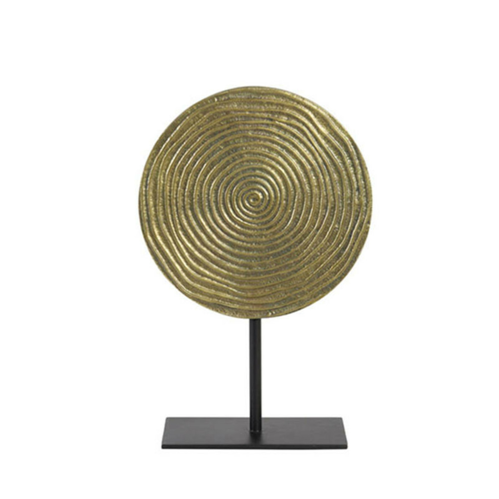 Décoration rawas métal bronze noir 25x10x39cm